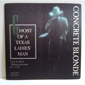 Concrete Blonde Backstage Pass Vintage 1992 Tour Walking In London Texas Ghost